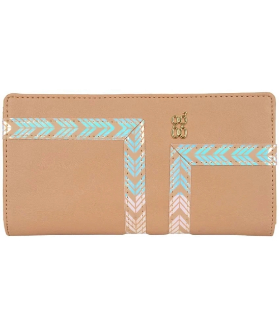 Baggit Faux Leather Beige Womens Bi Fold Wallet ( Pack of 1 ) - Beige