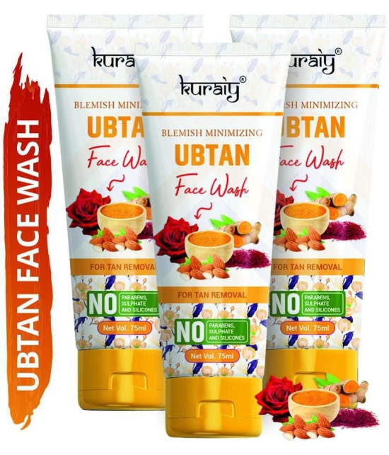 KURAIY - Refreshing Face Wash For All Skin Type ( Pack of 3 )