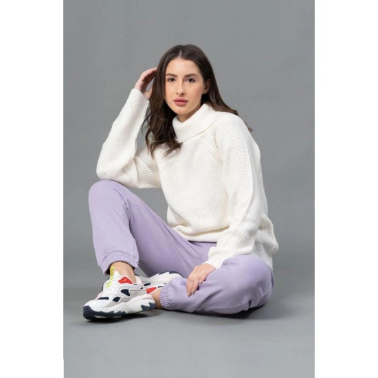 Mode By RedTape Women Off White Solid Sweater