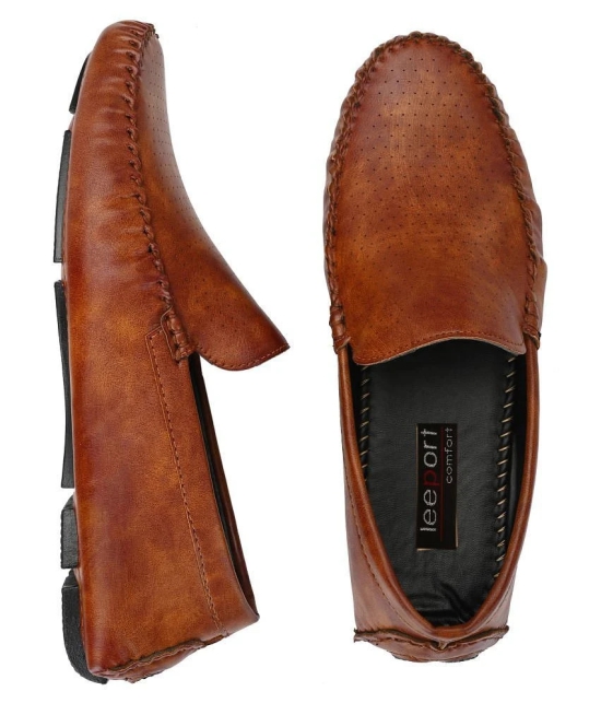 Leeport Tan Loafers - 9