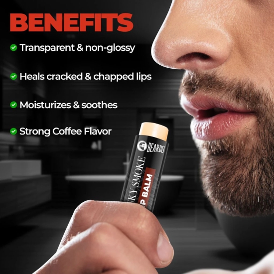 Beardo Whisky Smoke Lip Balm (4g)