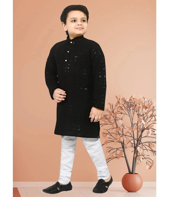 Arshia Fashions Black Rayon Boys ( Pack of 1 ) - None