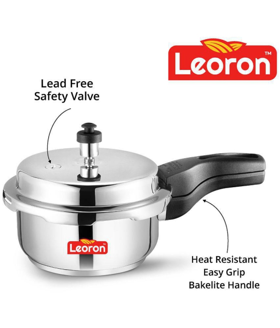 Srushti Gold is now Leoron 2 L Stainless Steel OuterLid Pressure Cooker With Induction Base