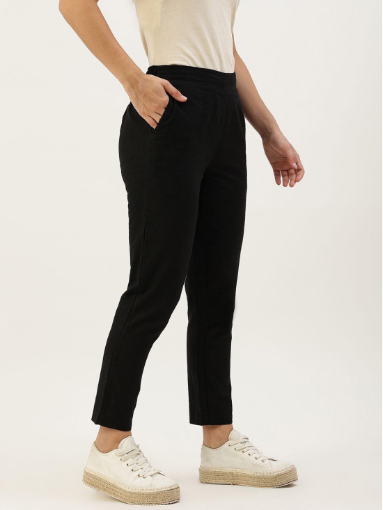 Women Slim Fit Cotton Trouser