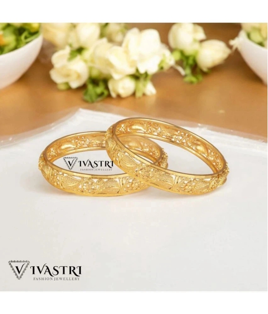 VIVASTRI Gold Bangle ( Pack of 1 ) - None