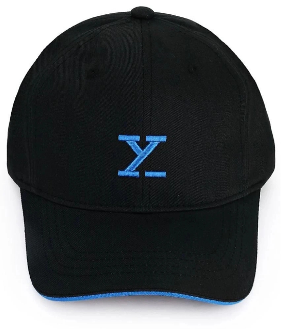 XYXX Black Cotton Mens Cap ( Pack of 1 ) - Black