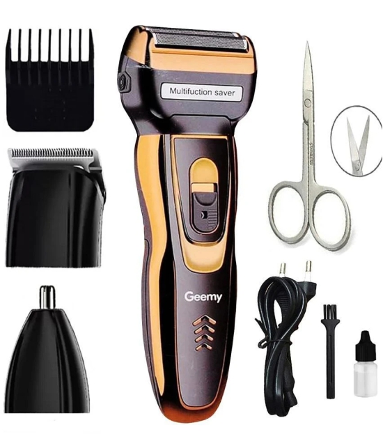 geemy Rechargeable Multicolor Cordless Beard Trimmer With 45 minutes Runtime