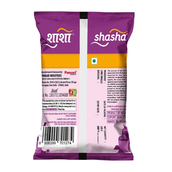 SHASHA - WHOLE LONG  50G  (FROM THE HOUSE OF PANSARI)