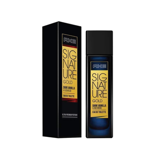 Axe Signature Gold Dark Vanilla And Oud Wood Perfume 80 Ml