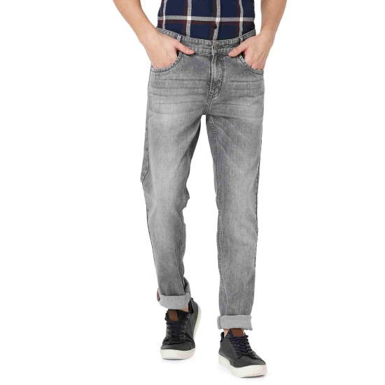 Grey Narrow Fit Original Stretch Jeans