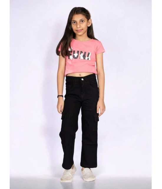 ICONIC ME- Kids Girls Premium Six Pocket Denim Jeans - None