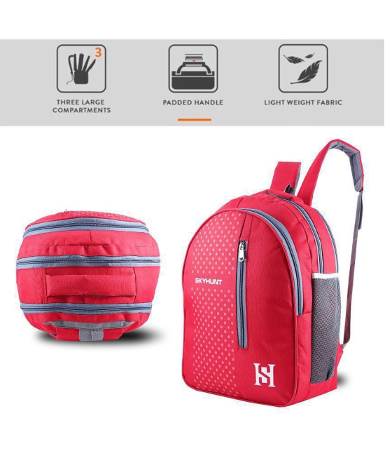 skyhunt 35 Ltrs Red Laptop Bags