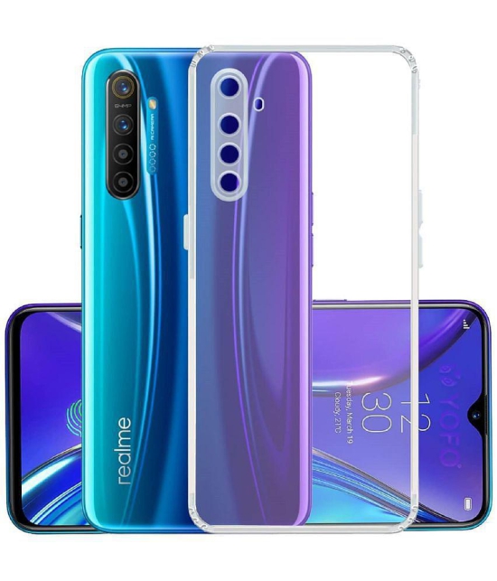 Case Vault Covers - Transparent Silicon Silicon Soft cases Compatible For Realme X2 ( Pack of 1 ) - Transparent