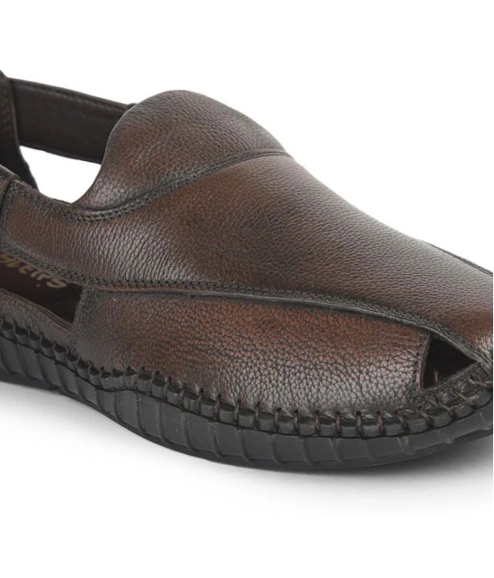 Liberty - Brown Mens Sandals - None