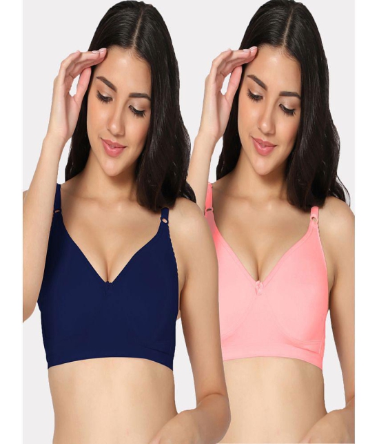 IN CARE LINGERIE - Multicolor Cotton Non Padded Women's Everyday Bra ( Pack of 2 ) - None