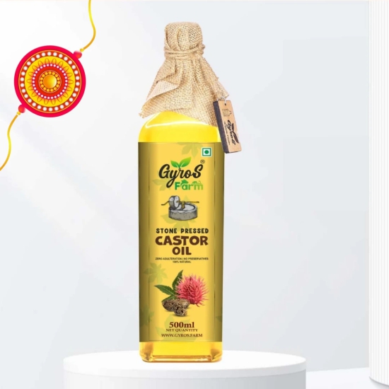 Stone Pressed Castor Oil-500ml Plastic Bottle