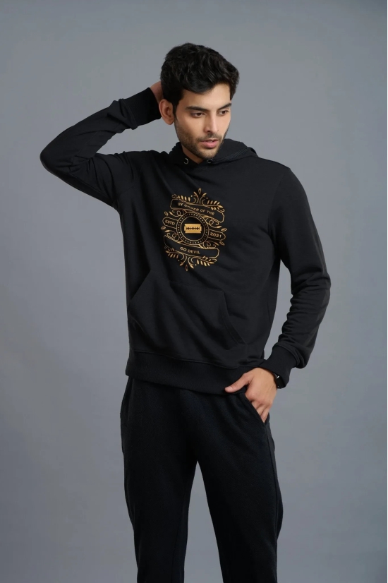 BY ORDER OF THE GO DEVIL Black Hoodie for Men M