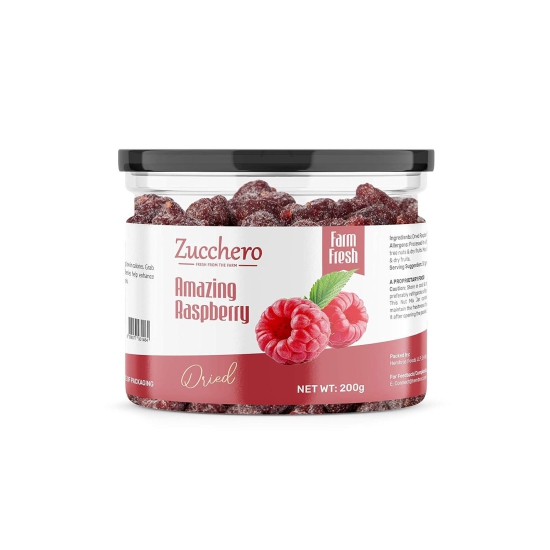 Zucchero Amazing Dried Raspberry [Anti-oxidant Rich] 200g | Crunchy & Chewy Texture