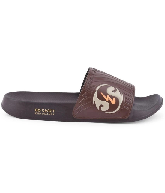 Campus - Brown Mens Slide Flip Flop - None