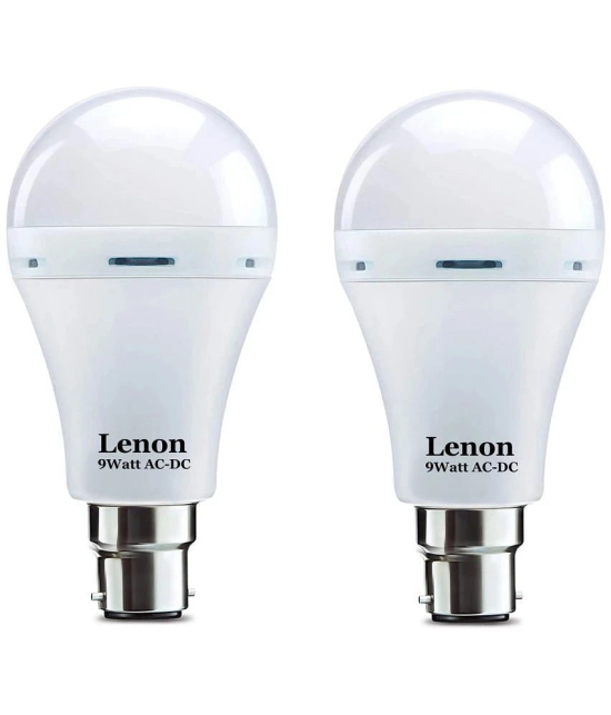 Lenon 9W White Emergency Light ( Pack of 2 )