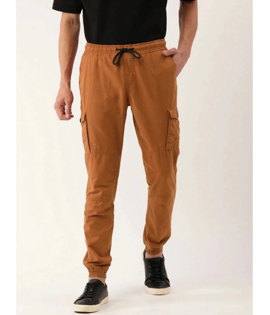 IVOC Regular Flat Mens Joggers - Brown ( Pack of 1 ) - None