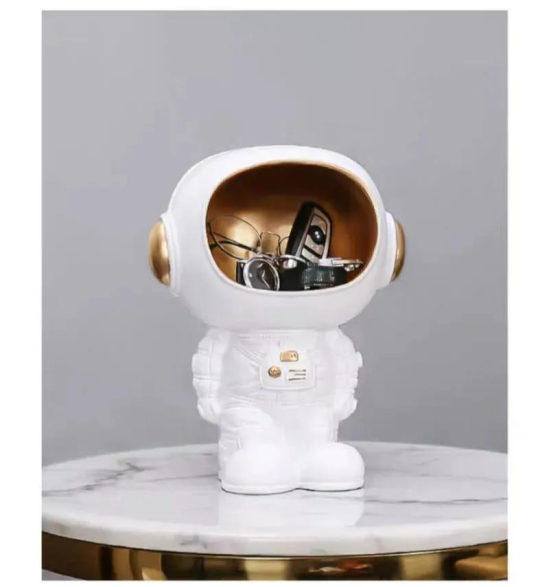 Nordic Resin Creative Astronaut Storage Sculpture