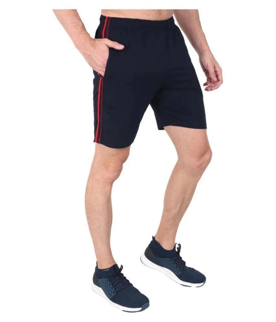 Zeffit Navy Shorts Single - None