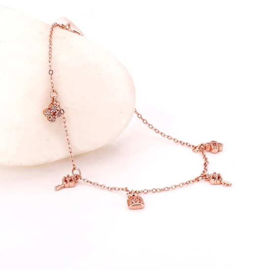 Rose Gold Secure Love Bracelet