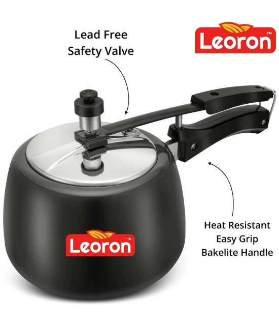 LEORON HANDI 3 L Hard Anodized InnerLid Pressure Cooker With Induction Base