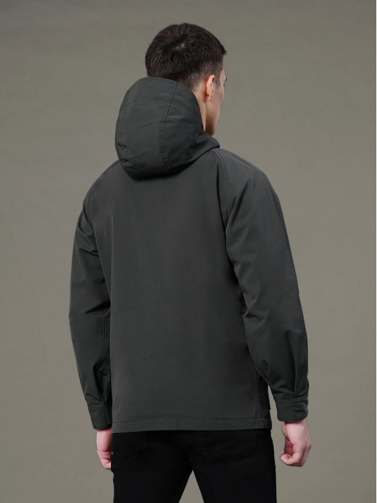 RedTape Hooded Four Pocket Jacket for Men | Enhanced Comfort