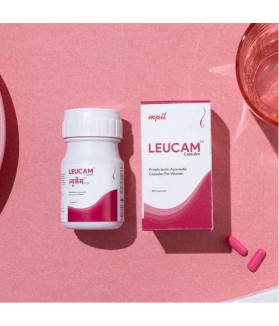 Mpil Wellness Leucam Capsule For PCOD & PCOSAyurvedic Supplement For Women60 Cap15 Days