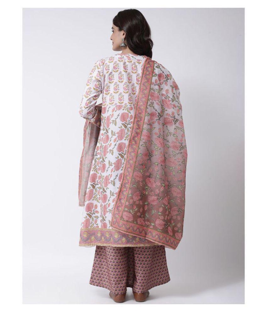 Hangup White Chanderi Dupatta