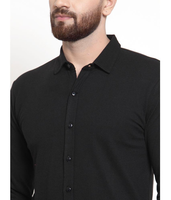 Wild West - Black Cotton Blend Regular Fit Mens Casual Shirt ( Pack of 1 ) - None