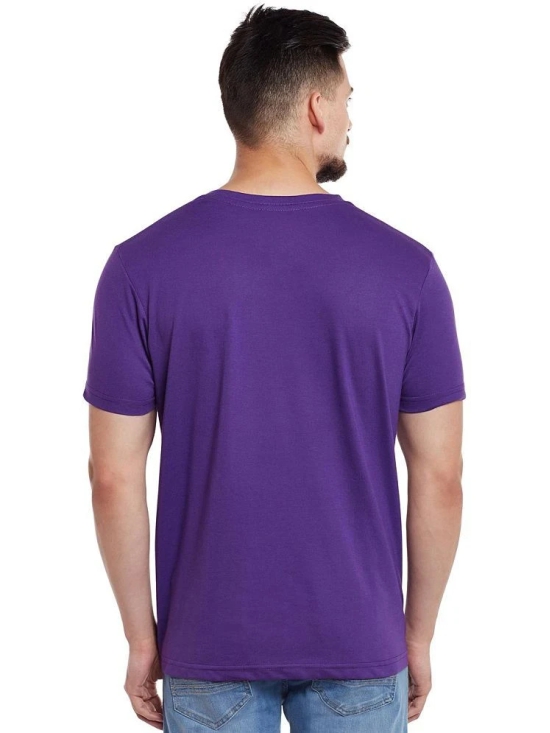 Vimal Jonney Purple V-Neck T-Shirt - None