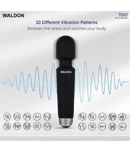 WALDON 7001 Black Portable Manual Massager