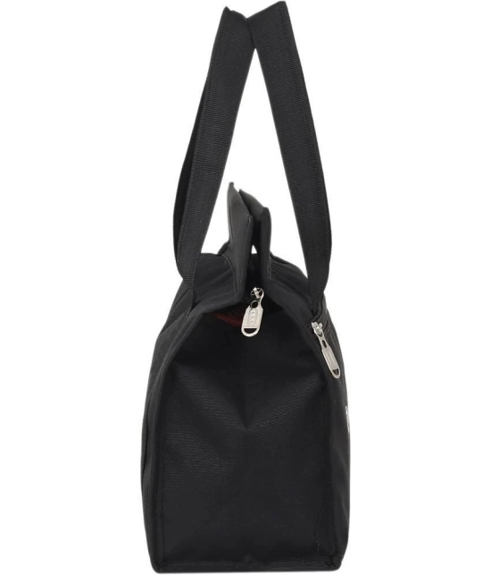 Kyros Black Polyester Lunch Bag Pack of 2 - Black