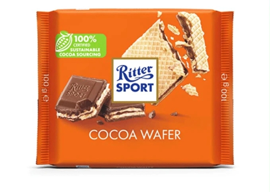 Ritter Sport Waffel Chocolate, 100 gm