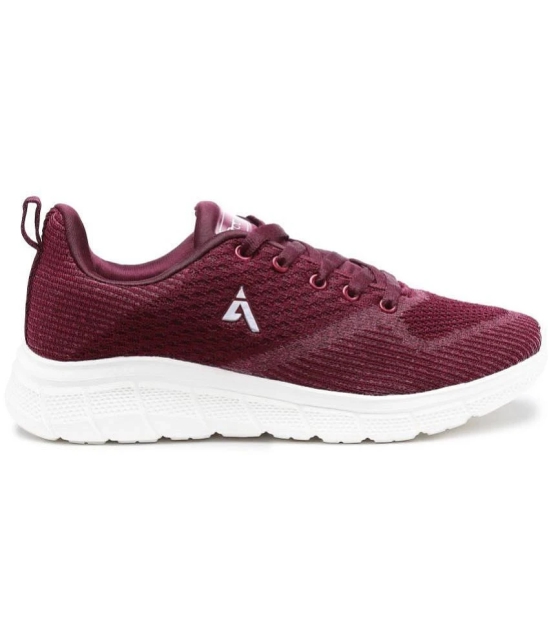 Action - Burgundy Womens Running Shoes - None