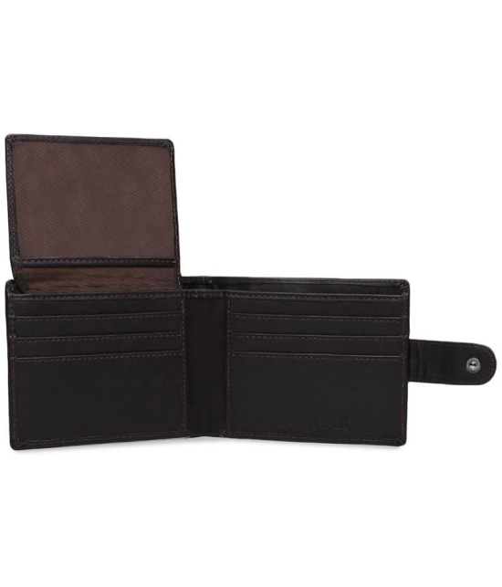 samtroh - Black PU Mens Regular Wallet ( Pack of 1 ) - Black