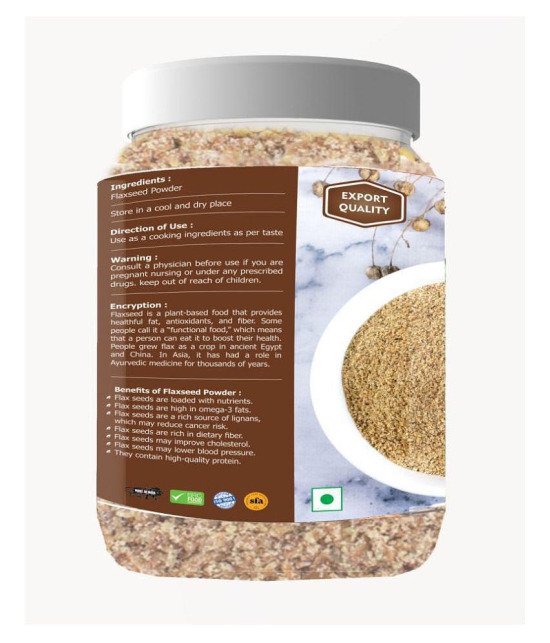 AGRI CLUB - 200 gm Flax Seed Powder (Pack of 1)