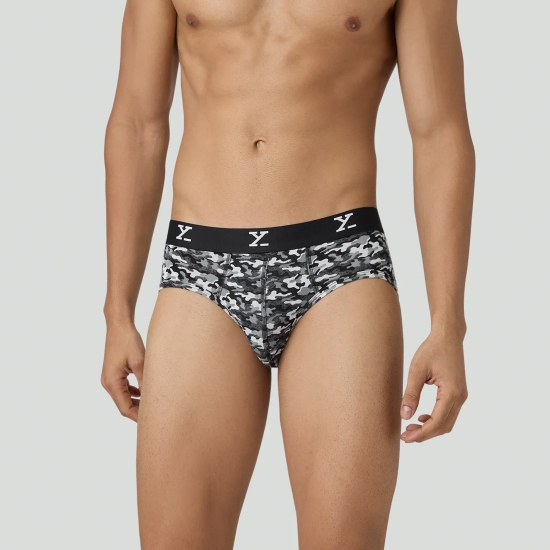 Shuffle Modal Briefs Camouflage Grey S