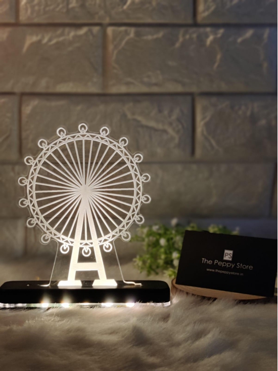 Ferris Wheel Led Plaque with Led Stand