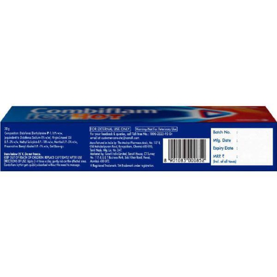 Combiflam IcyHot Fast Pain Relief Gel 30 Gms