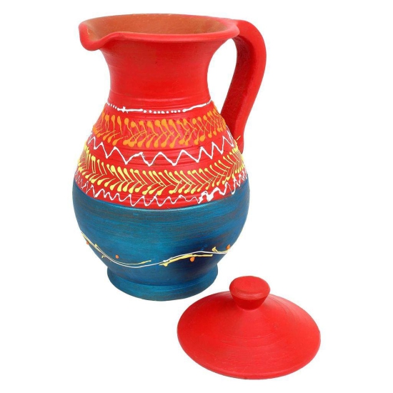 KSI Clay jug Drinking Water | Clay jug for Water Storage | Mitti ka jug | 1.5 litres