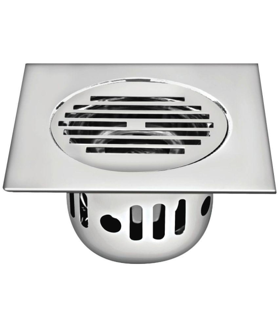 SANJAY CHILLY Square Classic Anti Cockroach Trap/Grating/Jali Floor Drain (6x6 Inch)