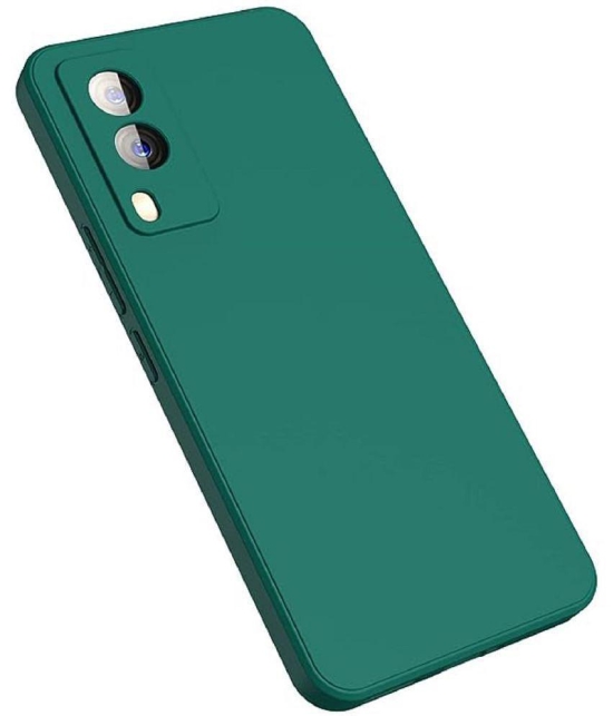 Case Vault Covers Silicon Soft cases Compatible For Silicon Vivo V21e 5G ( Pack of 1 ) - Green