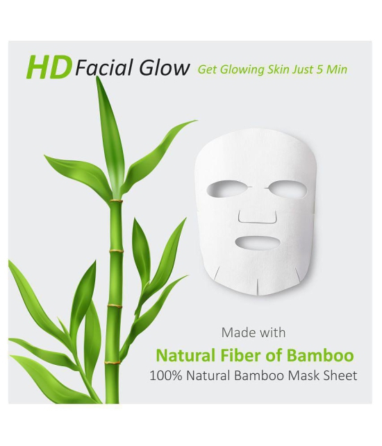 Masking Bamboo Pink Rose Papaya Neem Saffron Algae Face Sheet Mask 100 ml Pack of 5