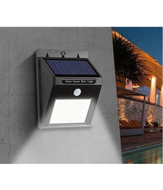 Solar Light,20 LED Torch + KEYCHAIN FLASHLIGHT (COMBO) - Black