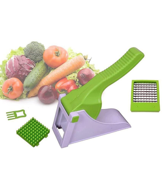 Handa - Stainless Steel Vegetable Grater ( Pack of 1 ) - Multicolor - Multicolor