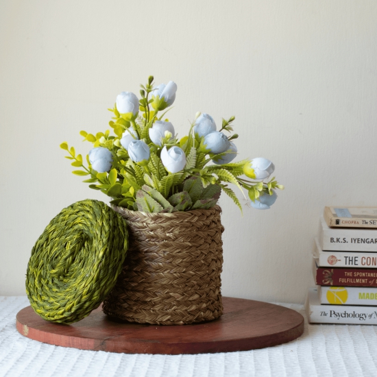 Sabai Grass Storage Box With Lid